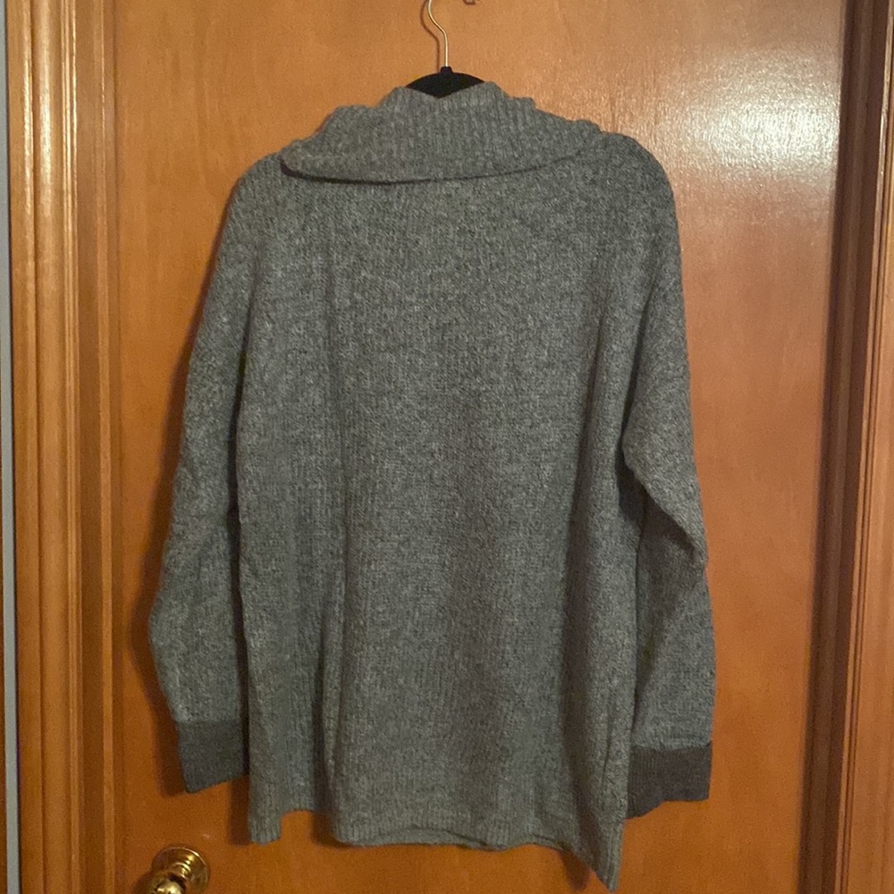 NWT RICKI’s Cowl Neck XL grey Sweater - Picture 3 of 9